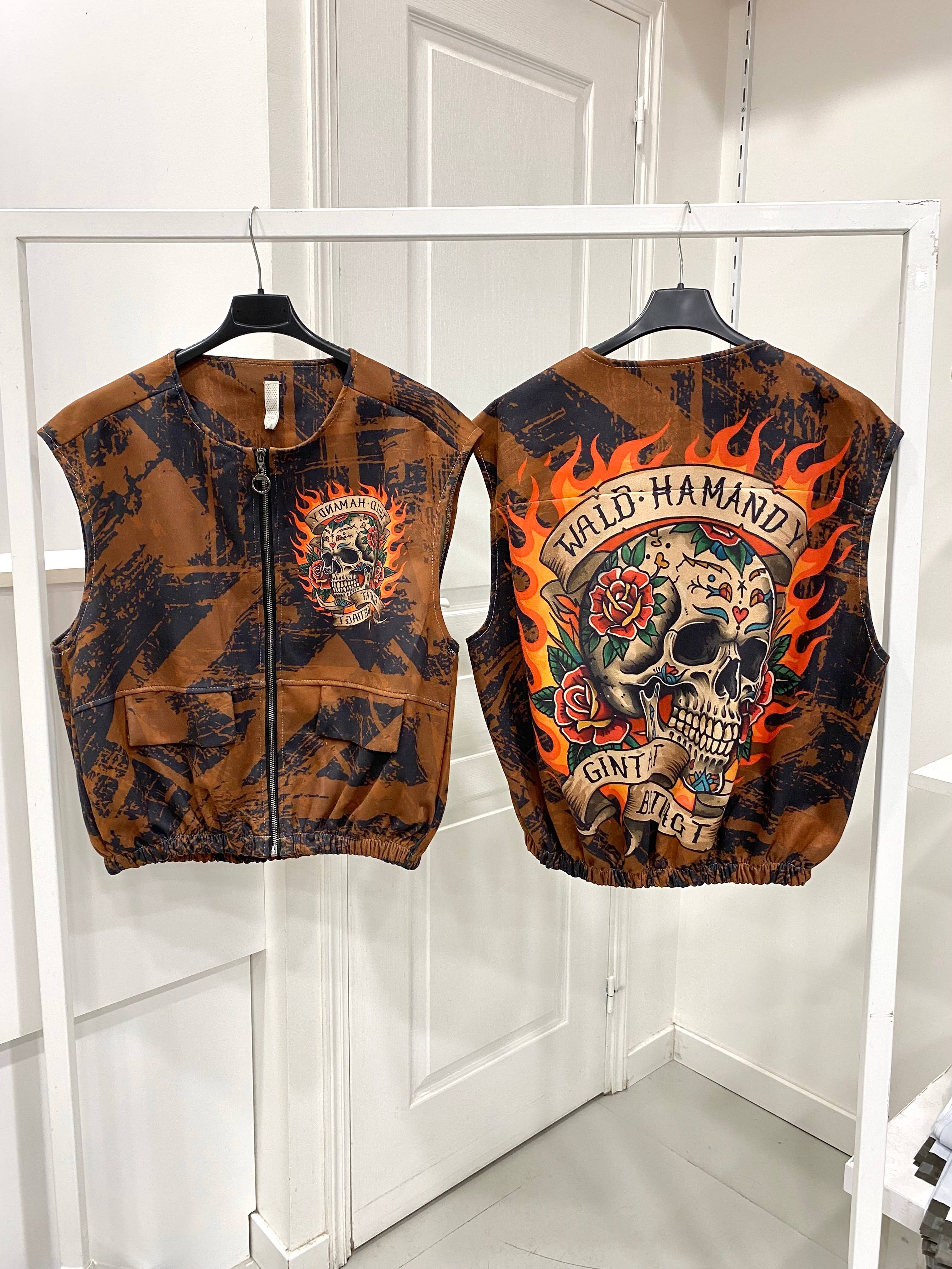 NOS - Wholesale Outerwear Vest - Women's - Gilet sans manches matelassé à fermeture éclair pour femme