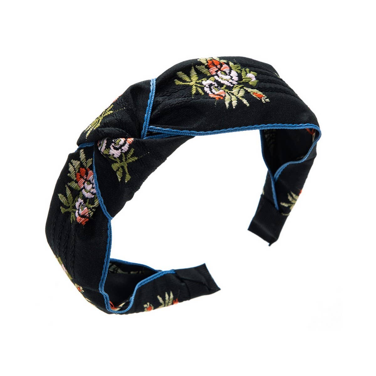 ACCITY - Wholesale Fashion Headband - Women's - CROSS EMBROIDERY FASHION HEADBAND_CWAHA12530