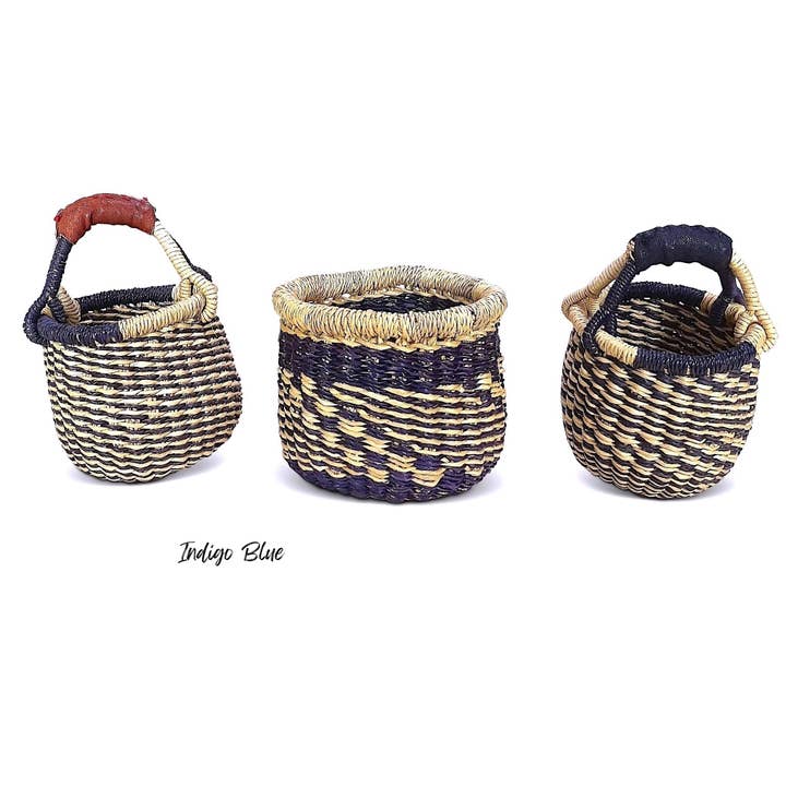 Ti-a Woven Goods - Wholesale Gift Bag - Mini Basket / Gratitude2