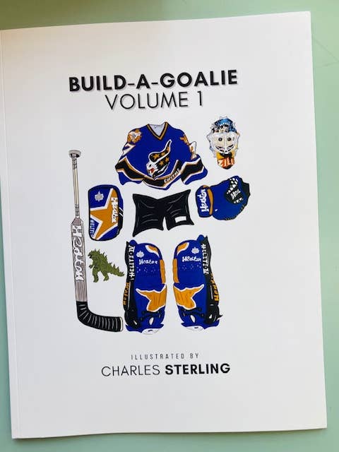 Build-A-Goalie Coloring Book for wholesale by Bone Jack Designs