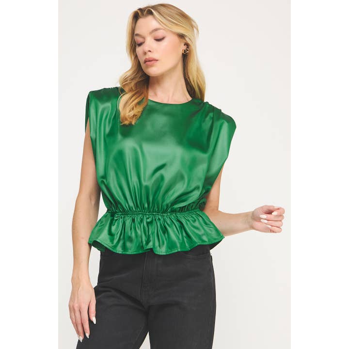 Sleeveless Shoulder Pad Satin Top and other Purchase wholesale shoulder pads. Free returns & net 60 terms on Faire trending on Faire.