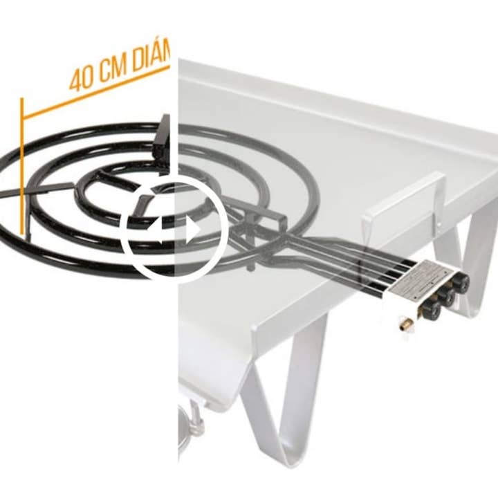 Steel Chef - Wholesale Grill Pan/Griddle - Family iron3