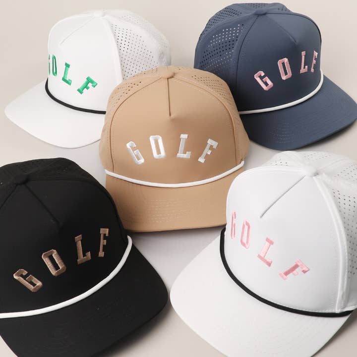 GOLF Solid Color Premium Materials Trucker Hat for wholesale by Fashion City