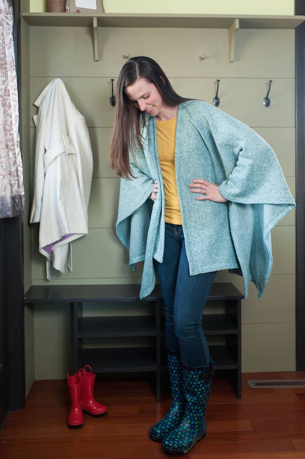 Rachel Rossi Design - Wholesale Craft Sewing Kit - Squared² Fashion Wrap | Sewing Pattern3