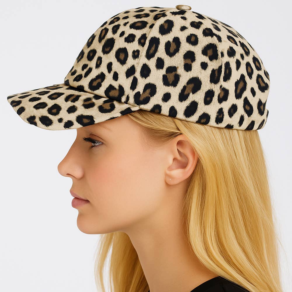 Sensibling Corp. - Wholesale Baseball Cap - Women's - Leopard Print Baseball Cap1