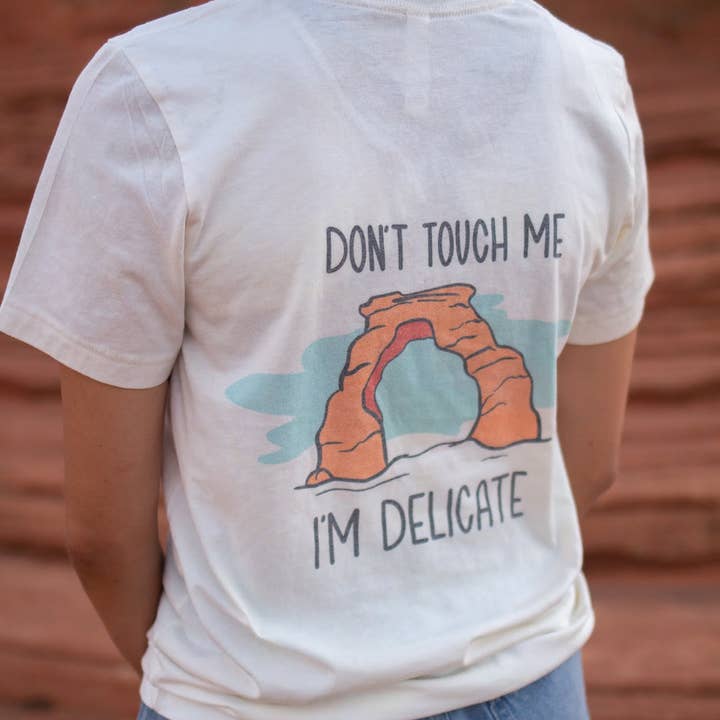 Delicate Arch Short Sleeve T-shirt | Arches National Park Sh for wholesale by Riley Funk Designs