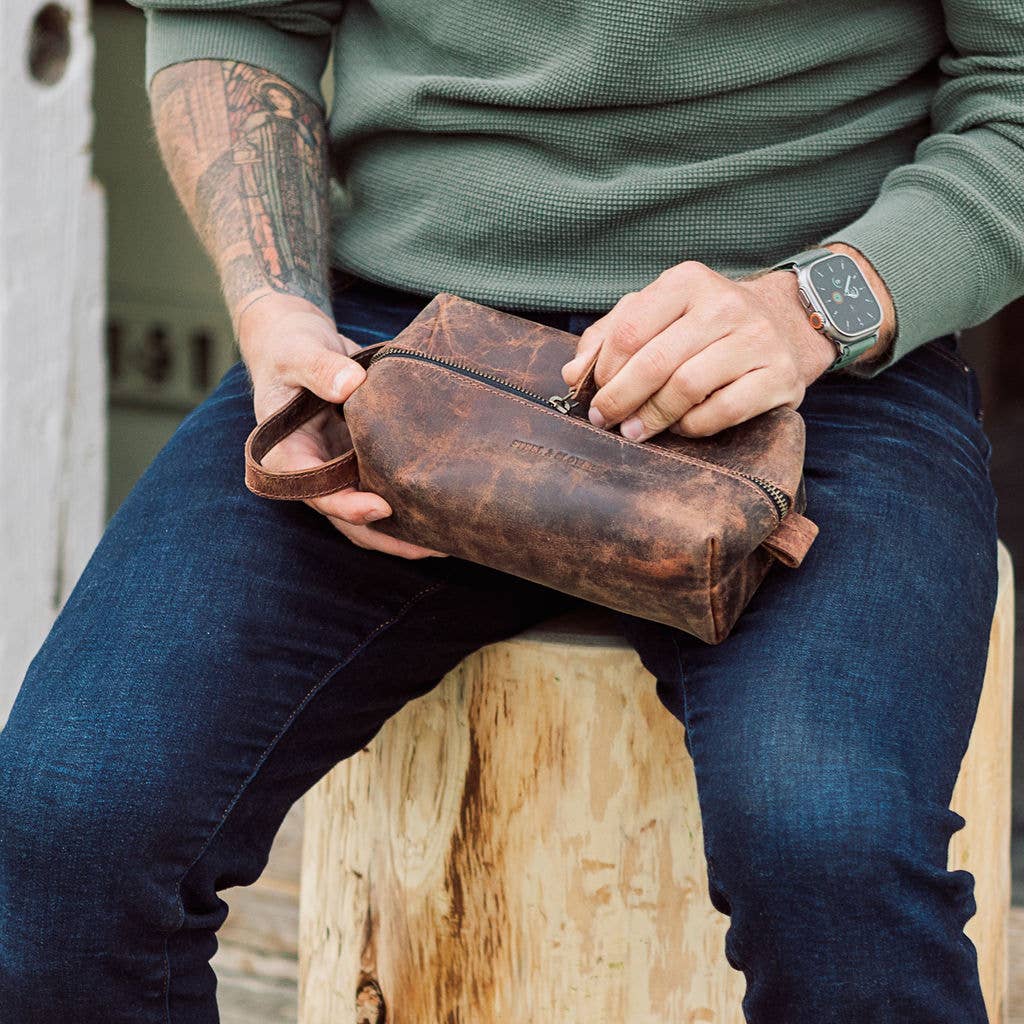 Steel & Clover - Wholesale Toiletry Bag - Men's - Reno Dopp Kit11