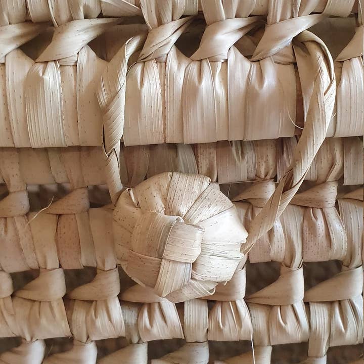 Melecraft - Wholesale Storage Bin - Wicker Storage Trunk -Palm Leaf Storage Chest Storage Basket6