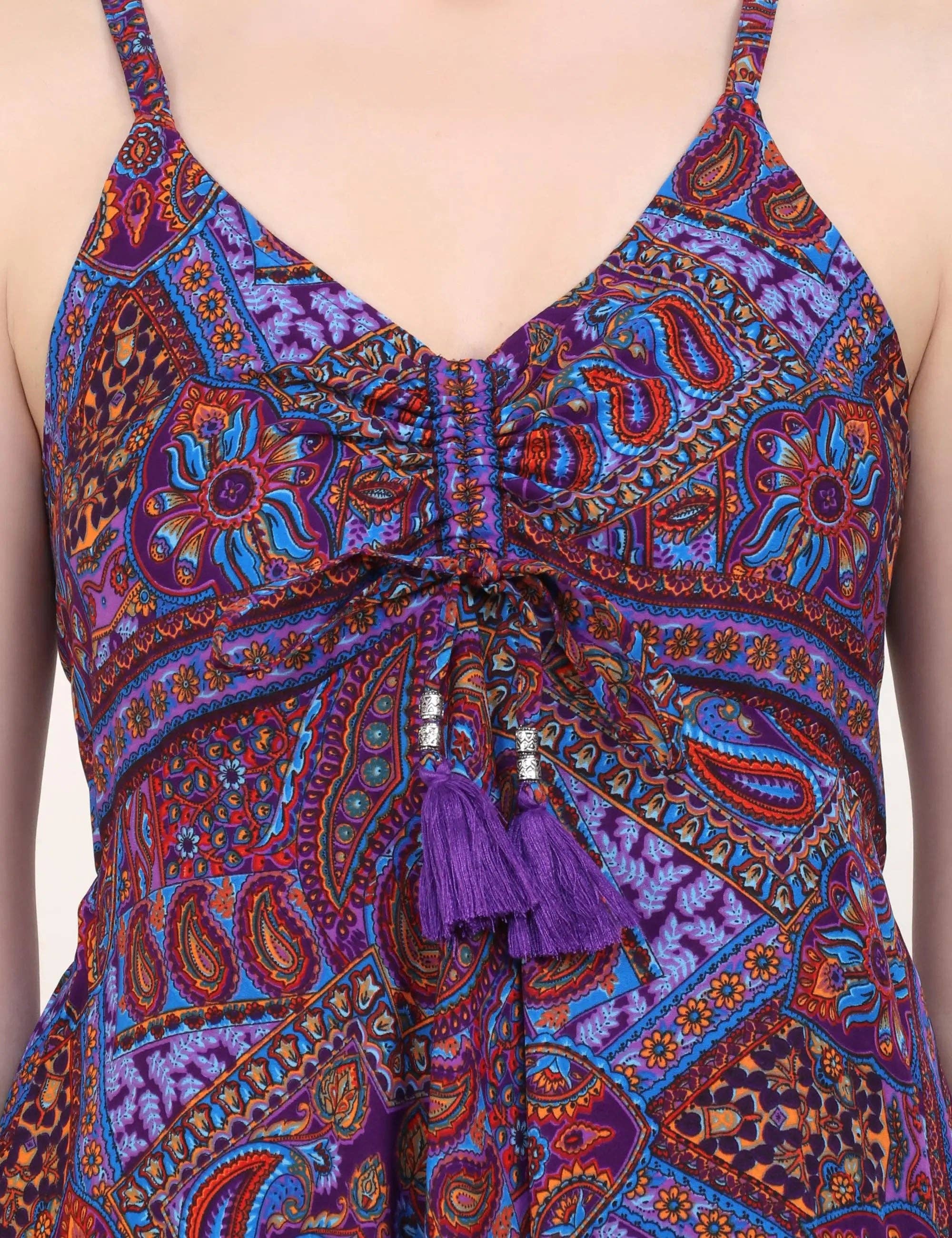 Miss Lavish London – wholesale Dress – Women's – Women Casual Boho Style Maxi Dresses in Two Sizes (P82)4