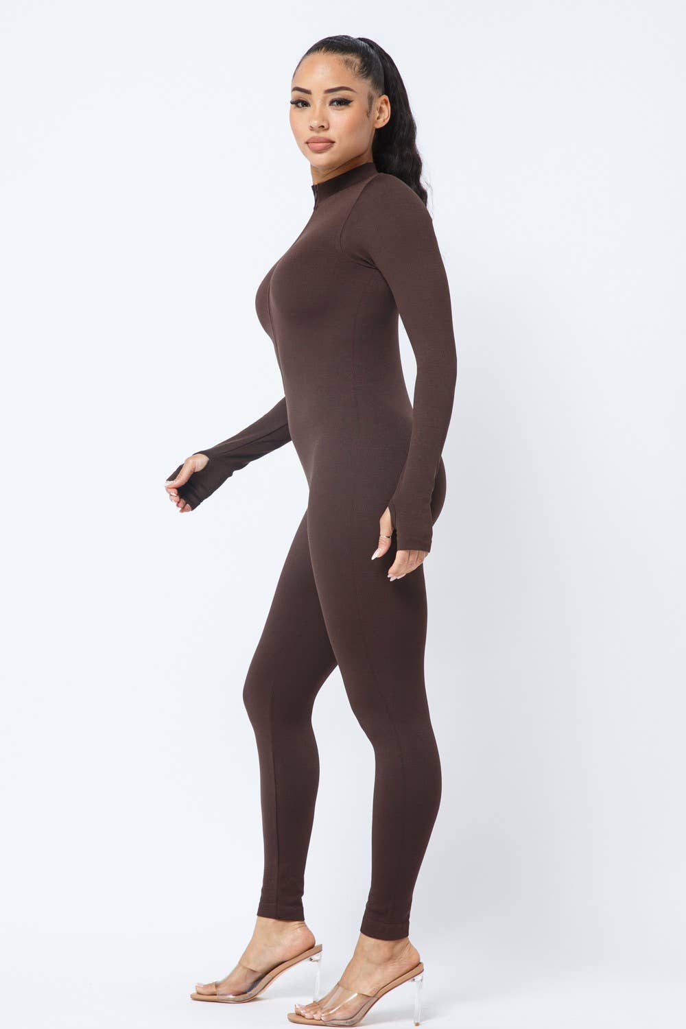 Boswell - Vendita all'ingrosso Tuta intera - Donna - Tuta a manica lunga con scollo a lupetto con cerniera frontale8