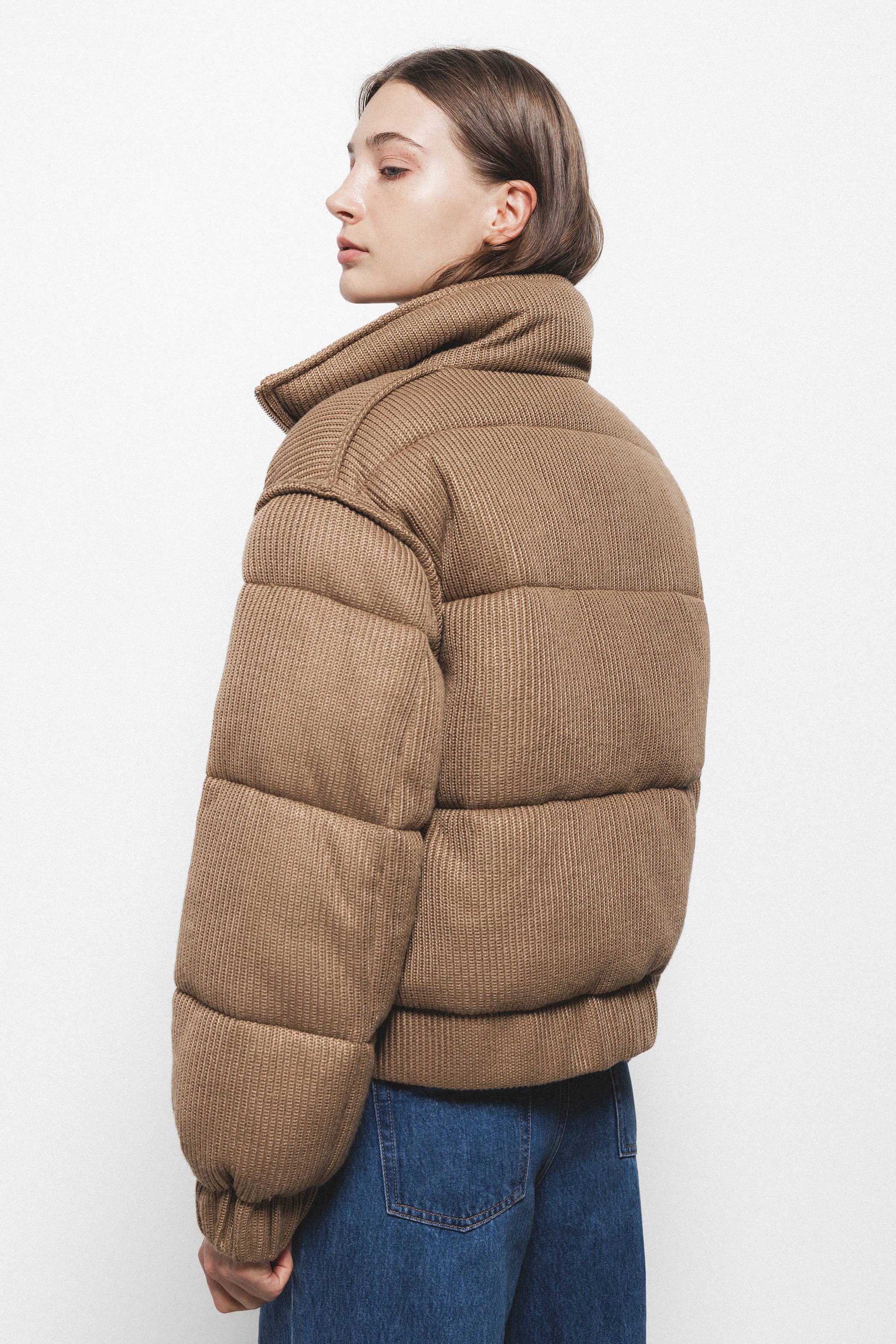 Lanidor - Wholesale Pufferjack - Dames - Corduroy Puffer Jas (423549-18)3