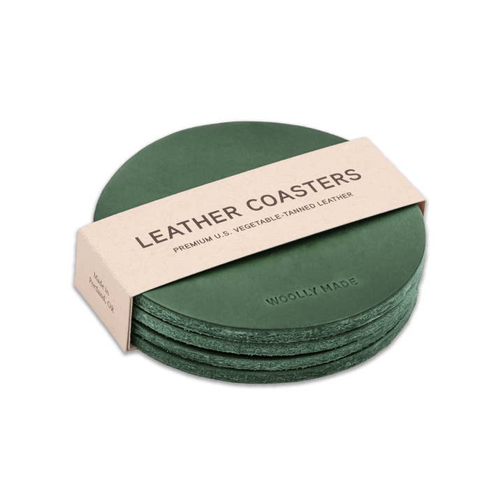 Woolly Made - Wholesale Coasters - Leather Coasters15