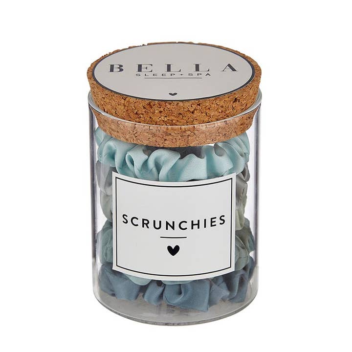 Satin Scrunchies Jar - Beach Ombre for wholesale by Bella Sleep + Spa