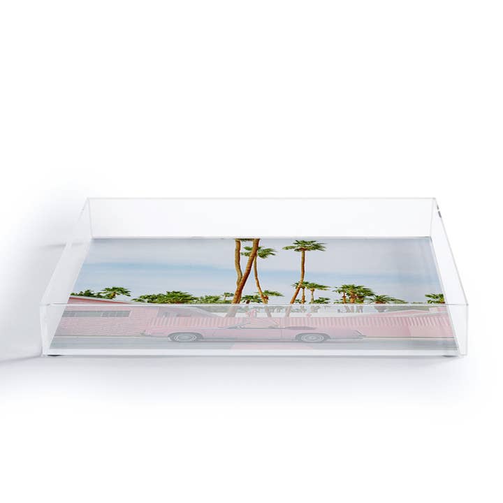 Deny Designs - Wholesale Decorative Tray - Bethany Young Pink Palm Springs on Film Acrylic Tray3