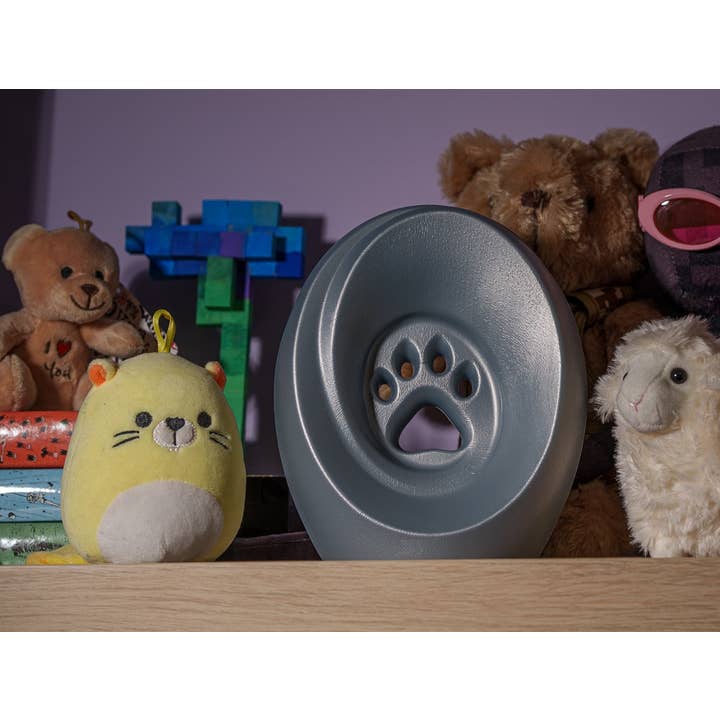 Pulvis Art Urns - Wholesale Pet Urn/Keepsake Box - Legacy Paw Cremation Urn - Silver | Pet Urn 7