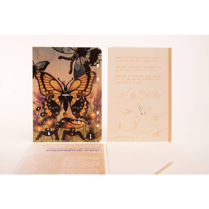 Formes Berlin GbR - Wholesale Craft Sewing Kit - Butterfly 3D decorative greeting card5