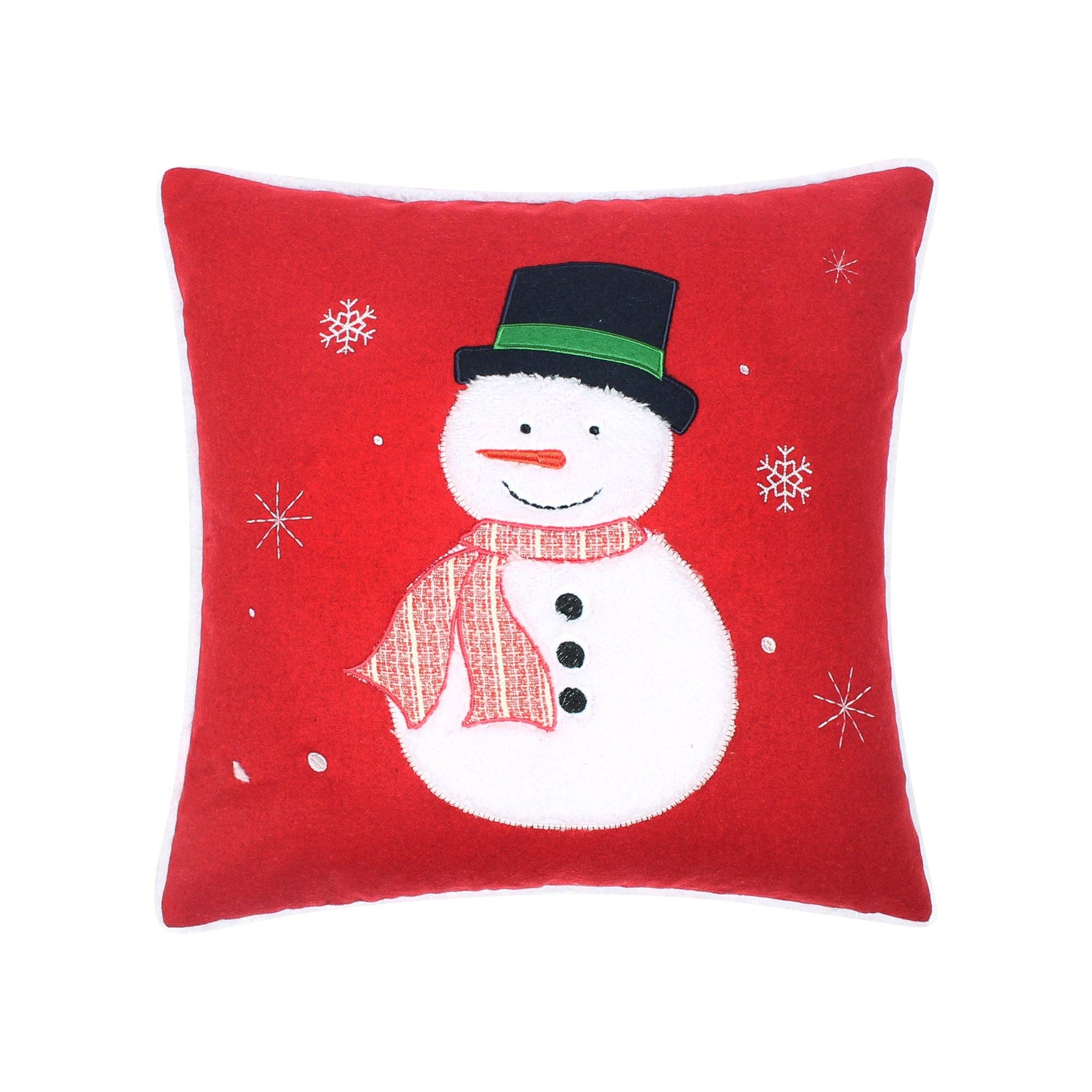 Levtex Home - Wholesale Throw/Decorative Pillow - White Pine Applique Snowman Pillow0