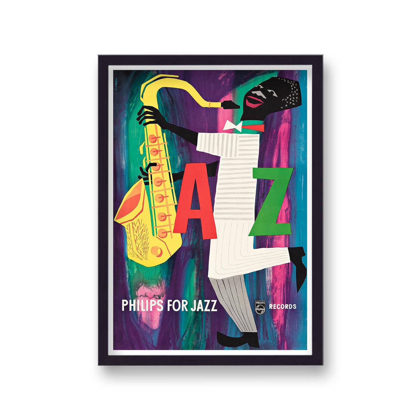 Gallery Print and Art – wholesale Art print – Philips For Jazz Records Vintage Advertising Music Print0