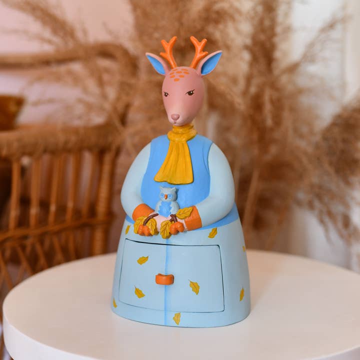 Boite à bijoux pour enfant Monsieur daim pour la vente par L'Oiseau Bateau