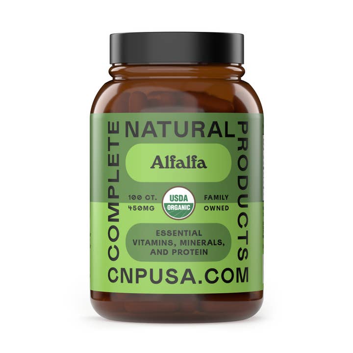Organic Alfalfa Capsules for wholesale by Complete Natural Products