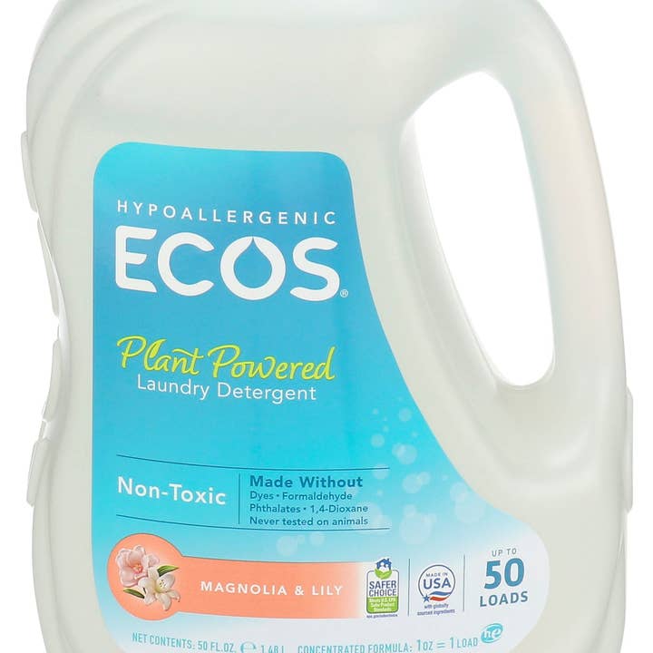 Everyday Supply Co - Wholesale Laundry Detergent Powder/Pods - ECOS LNDRY MAGNOLIA LILY 50Z - Case of 80