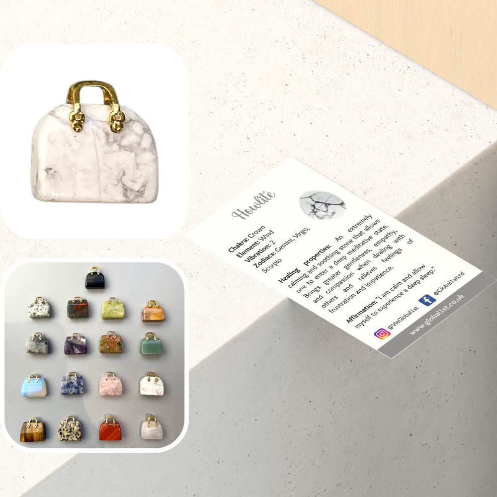 VIE - Wholesale Decorative Figurine - Mini Crystal Handbags, 2-2.5cm13