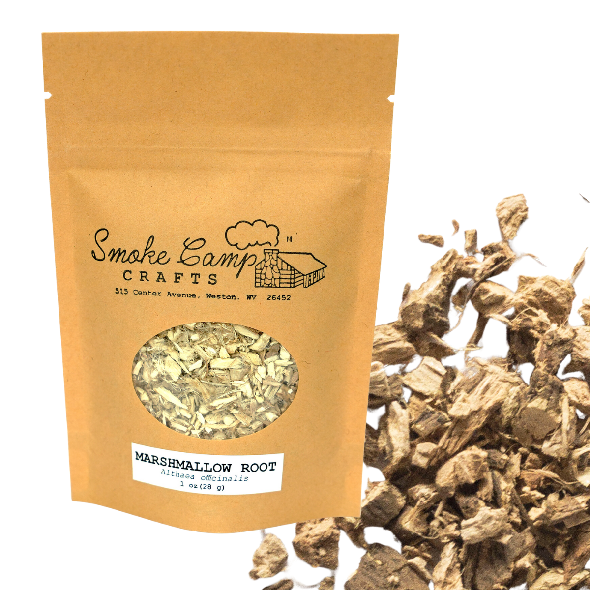 Smoke Camp Crafts - Wholesale Herbs - Marshmallow Root (Althaea officinalis ) Dried - 1 oz or 4 oz1