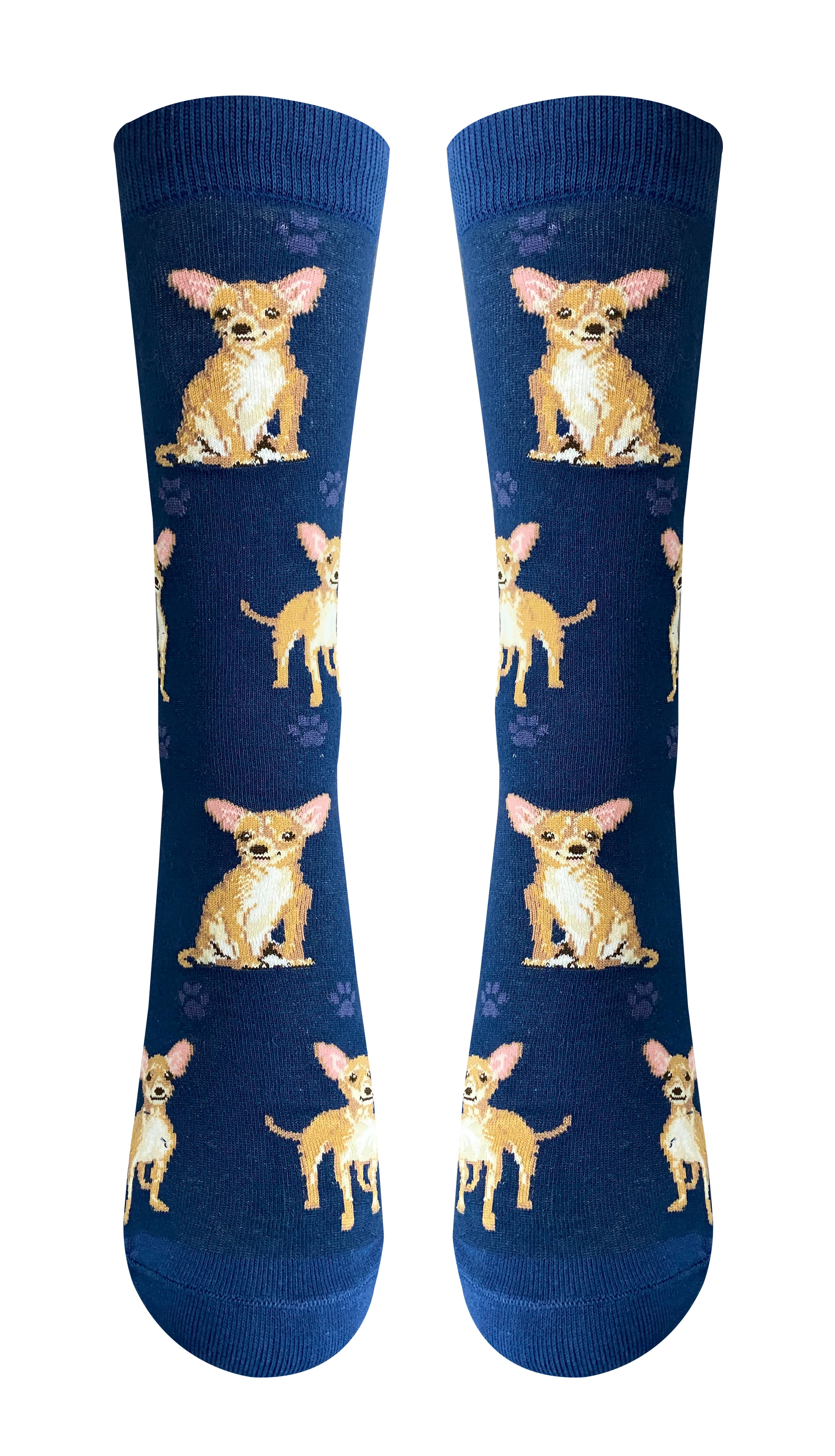 E&S Pets - Wholesale Sokken - Uniseks - Bruine Chihuahua Sokken - Grappige Nieuwigheid Hondensokken - Uniseks2