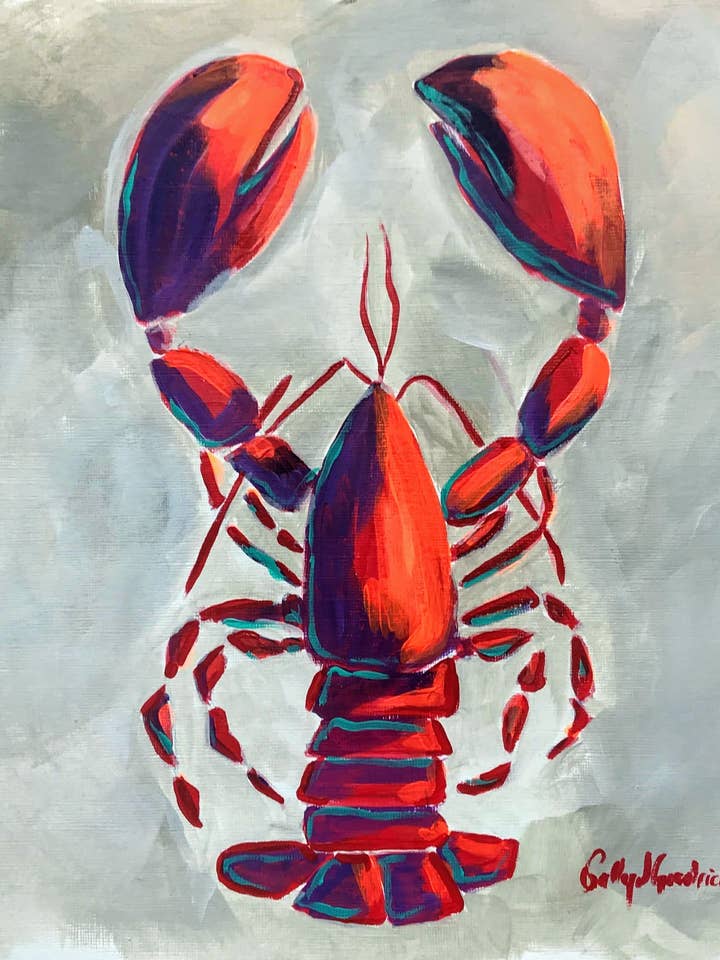 Lobster #3 for wholesale by SallyJGoodrichFineArt