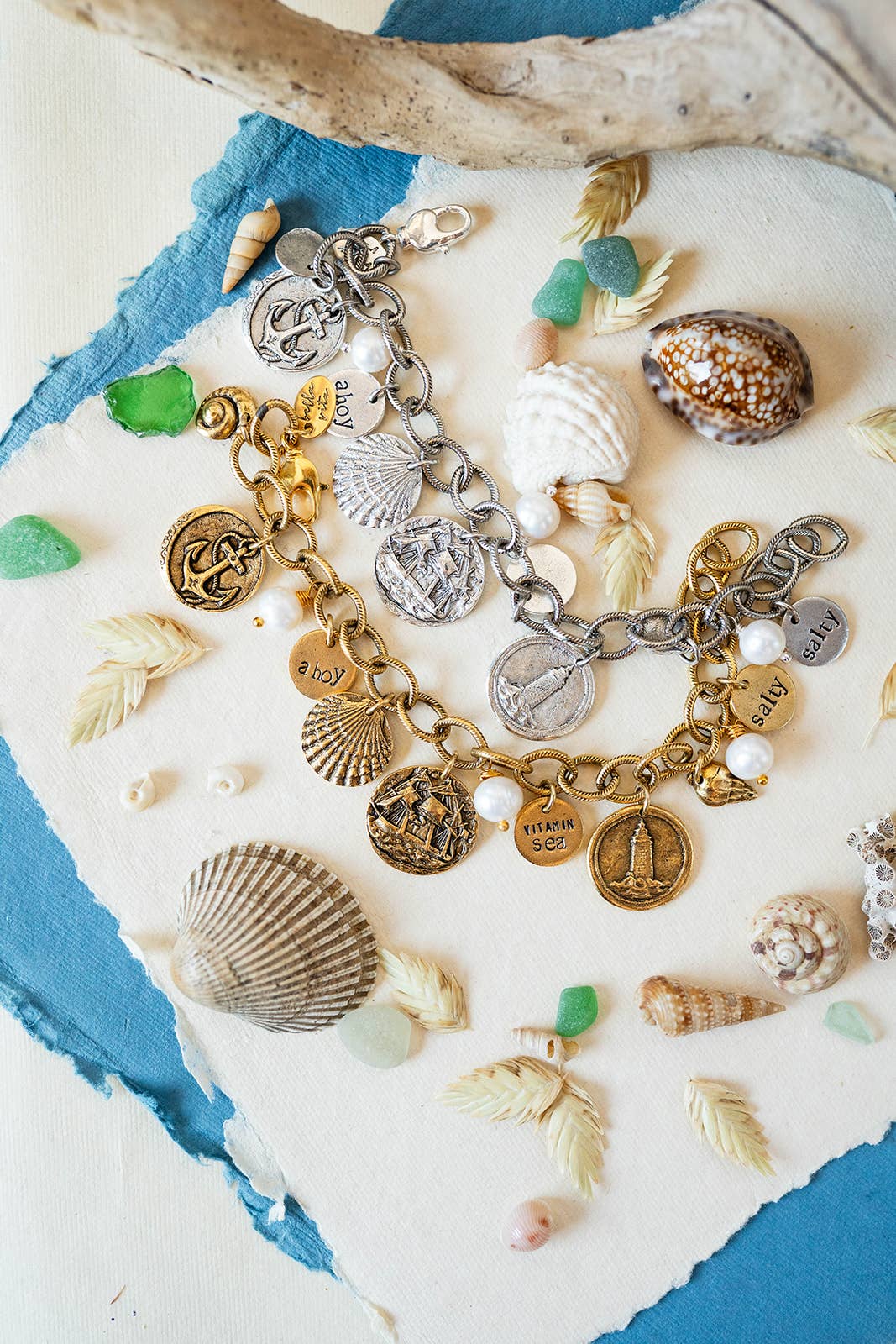 Bella Vita Jewelry - Wholesale Charm/Dangle Bracelet - Yacht Rock Charm Bracelet | Statement Charm & Chain Bracelet5