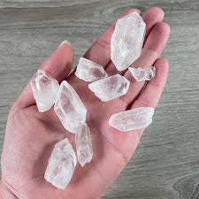 Keystone Crystals - Vente Pierre et cristal de spiritualité - Pointes de quartz clair du Brésil – Lot de 1 lb de cristaux bruts naturels4