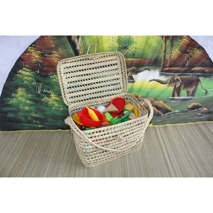 Boutique Huléti - Wholesale Basket - Kids & Baby - Storage case - Woven box for children baby - Toy tray Vanity basket - Straw, Rattan, Wicker2