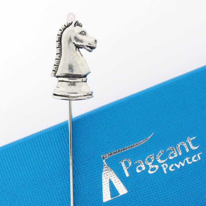 Chess Pewter Bookmark for wholesale by Pageant Pewter