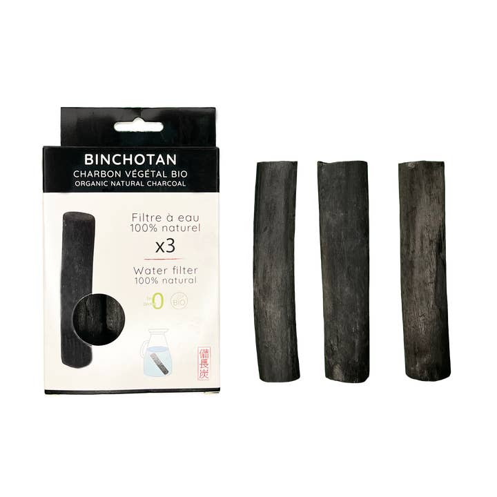 Bijin - Wholesale Water Filter - Set of 3 binchotan bio natural water filter charcoals0