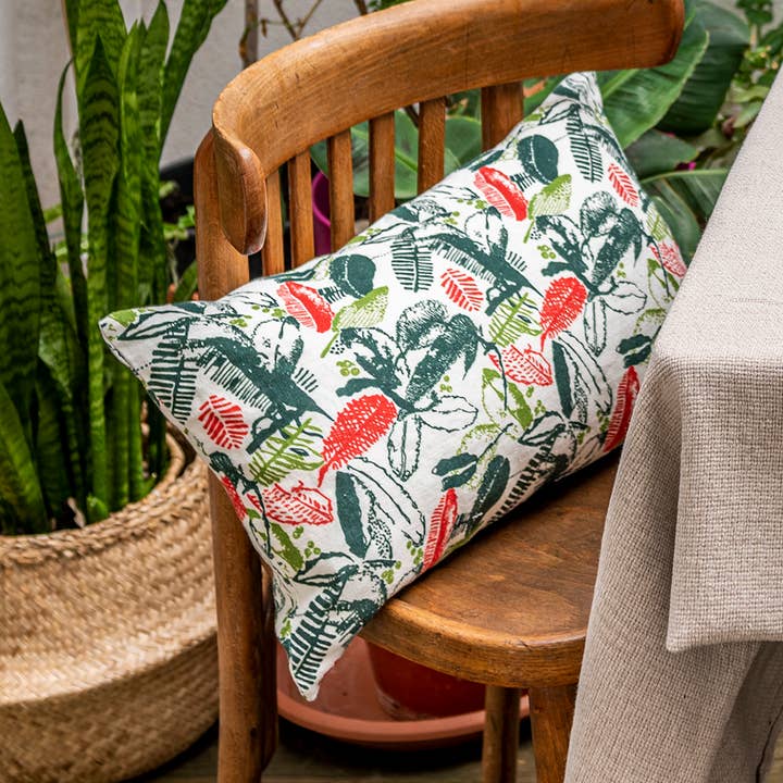 Cojín rectangular 30 x 50 cm con estampado RECANTO para venta al por mayor de Sabiá