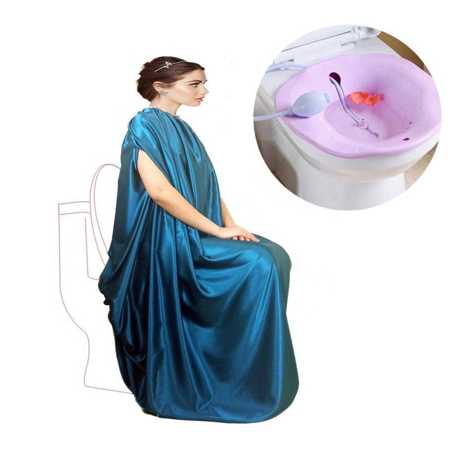 Mix Match Colors Foldable Sleeveless Sweat Steamer Cape for all Spa activity for wholesale on Faire4