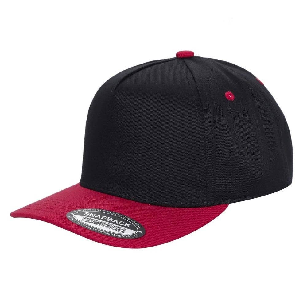 DOBBI - Wholesale Flat Brim Cap - Unisex - 5 Panel Snapback Caps23