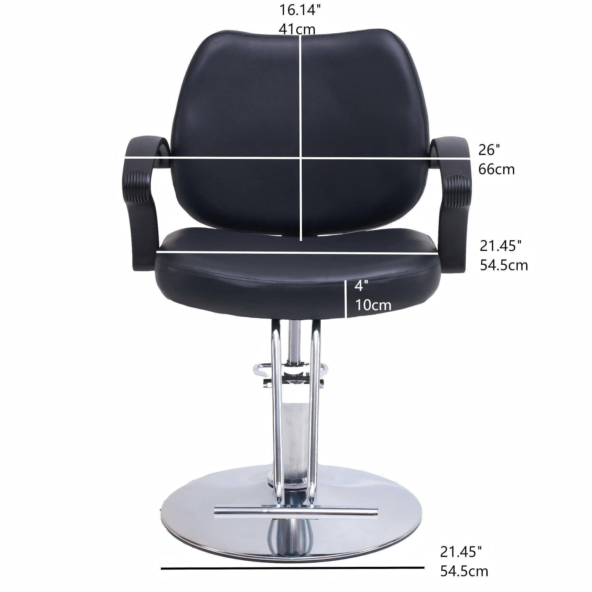 39F Inc. - Wholesale Chair - Black Hydraulic Barber Chair for Professional Salon Use6