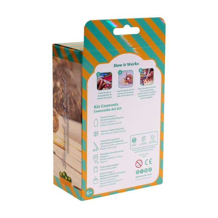 Diamond Art Club - Wholesale DIY Craft Kit - Gem House - Home Sweet Home13