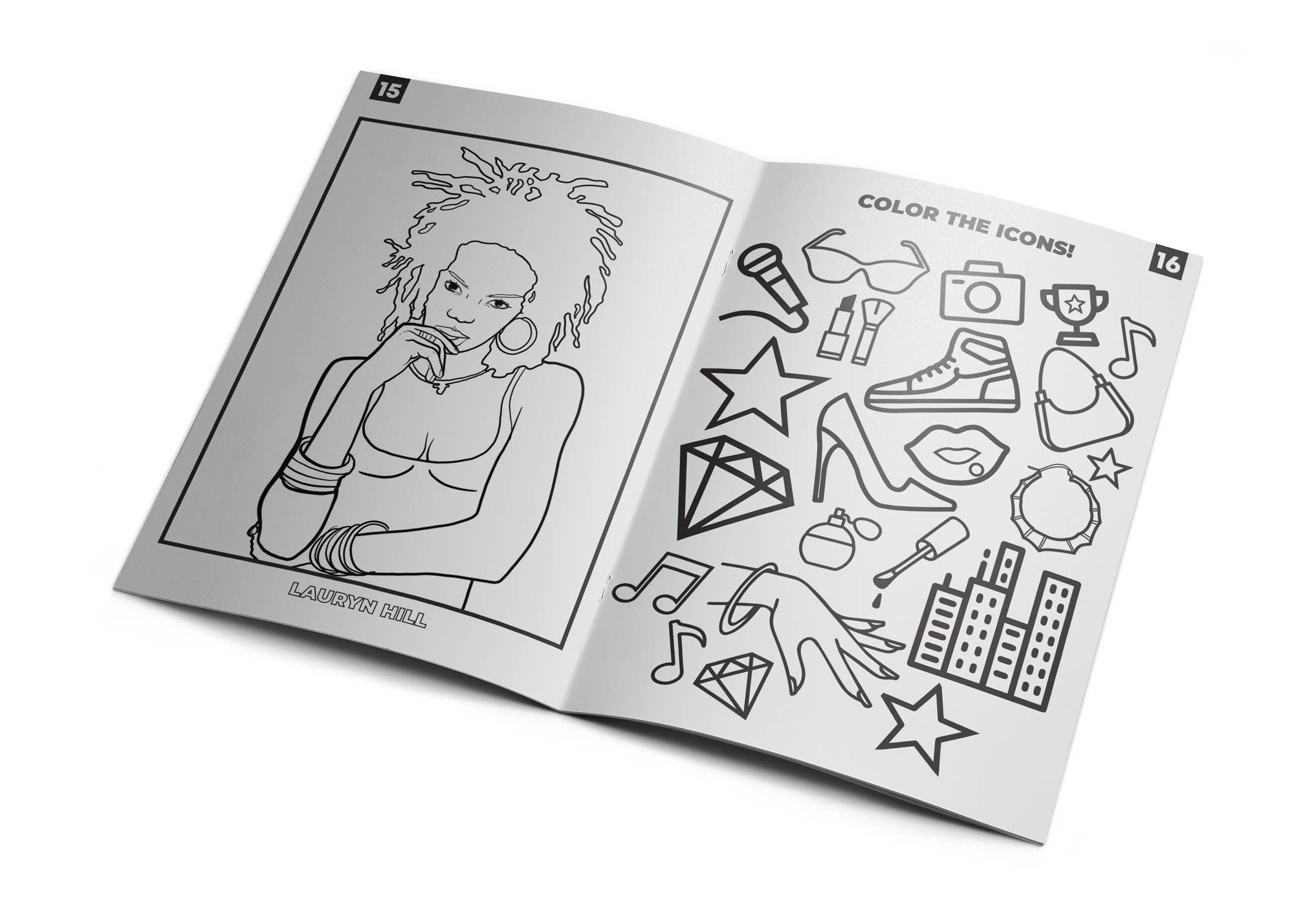 Studio Soph (We Pay Your Import Fees - We Ship DDP) - Wholesale Coloring & Activity Book - Adult - Rap Queens Activity Book4