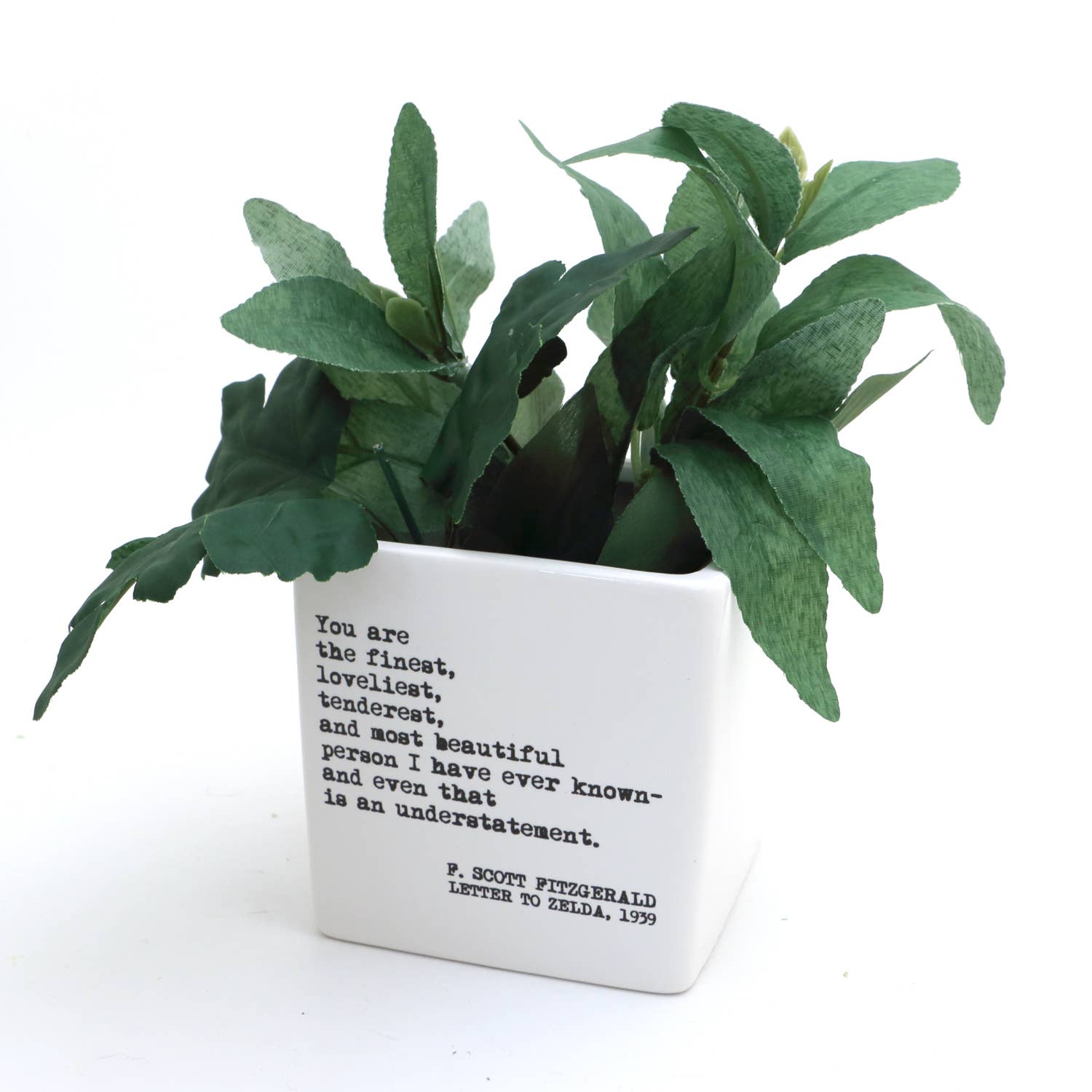 Lenny Mud - Wholesale Plant Pot - Most Wonderful Person Square Pot, indoor planter1