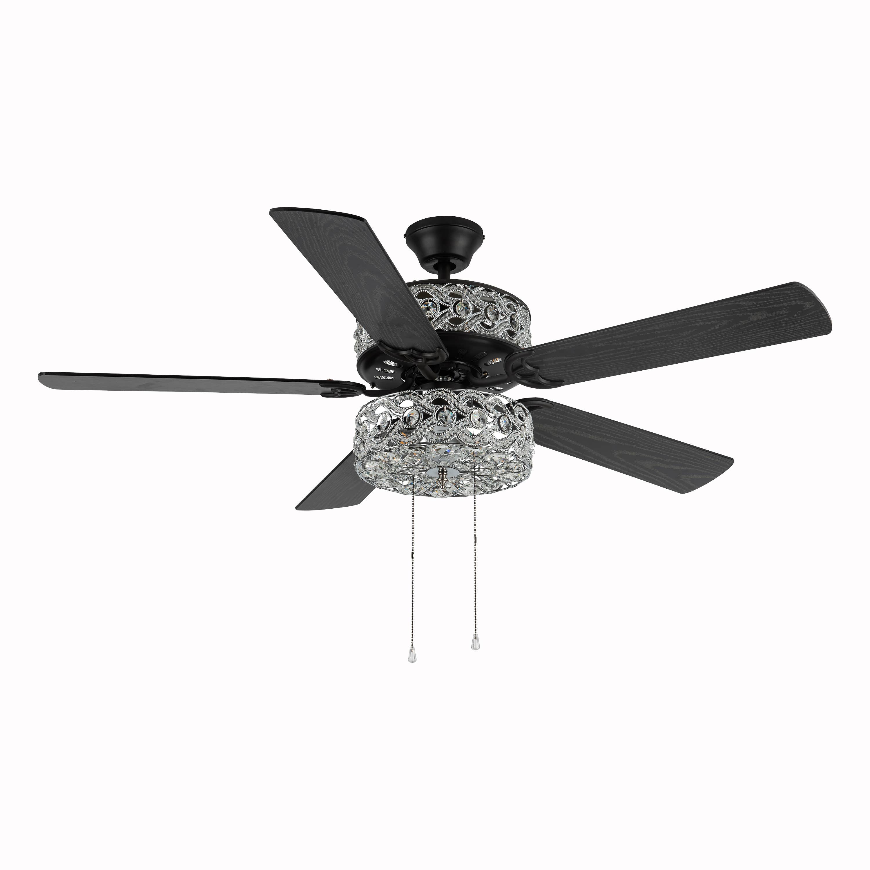 River of Goods - Wholesale Ceiling Fan - 52"W Matilda Oil Rubbed Bronze Double-Lit LED Ceiling Fan2