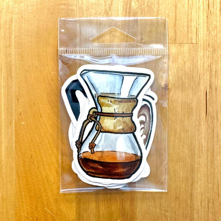 Fiber & Brimstone - Wholesale Sticker - Coffee Sticker Pack5