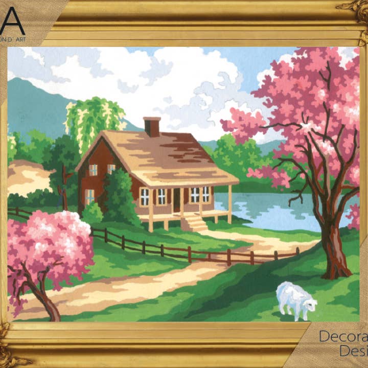 Tapestry Printed Kit Needlepoint Spring Collection Dart for wholesale by RTO&Collection D'Art (RTO Baltic OU)