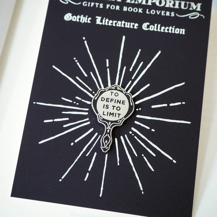 LiteraryEmporium – wholesale Lapel pin/button – The Picture of Dorian Gray Enamel Pin Badge - Gothic Mirror4