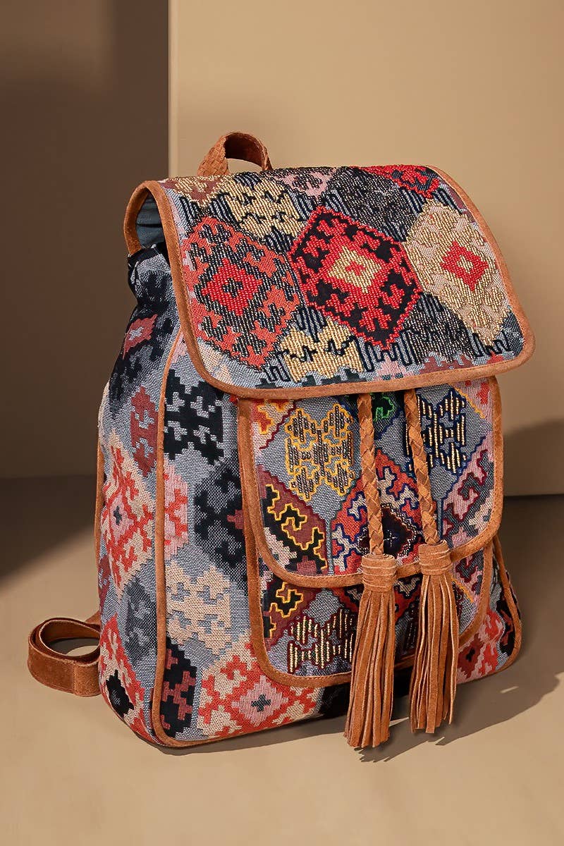 Bordeaux Handmade Backpack for wholesale on Faire1
