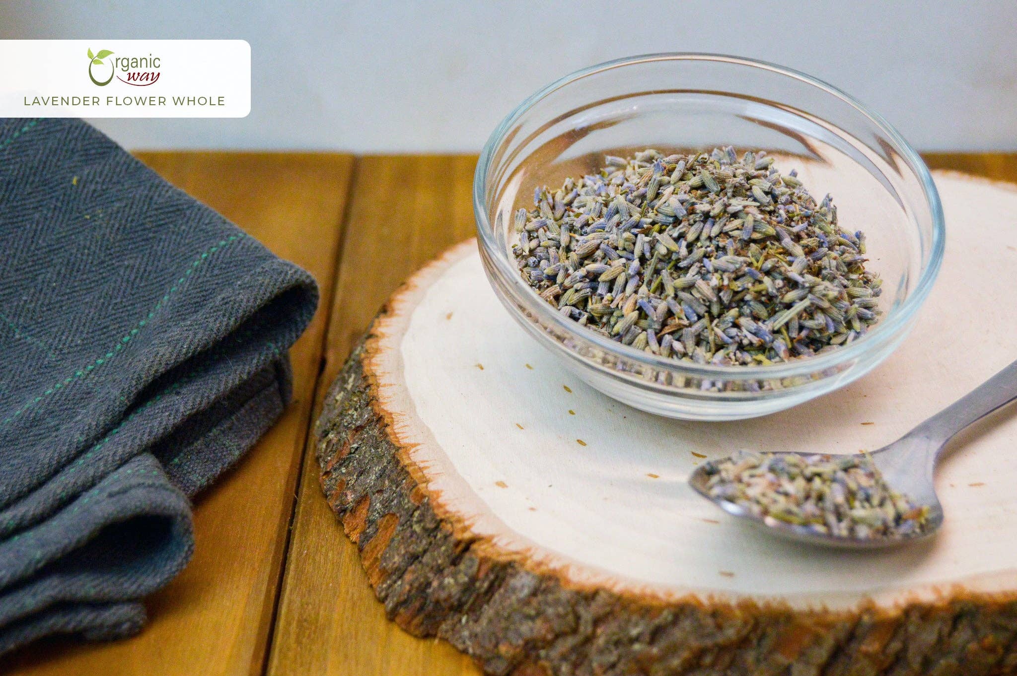 Organic Way LLC - Vendita all'ingrosso Erbe aromatiche - Boccioli di Fiori di Lavanda Essiccati Interi (Lavandula) - Raccolta Selvatica Europea | Certificato USDA e Kosher | Vegano, Non OGM e Senza Glutine | Sacchetto Richiudibile | 100% Crudo dall'Albania5