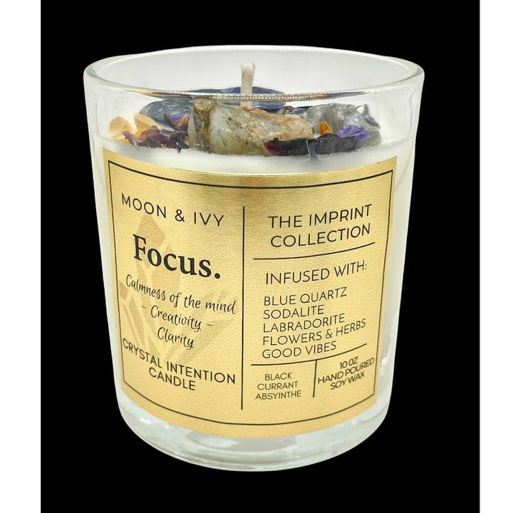 FOCUS- La candela per chiarezza e concentrazione per la vendita all'ingrosso da parte di Moon & Ivy