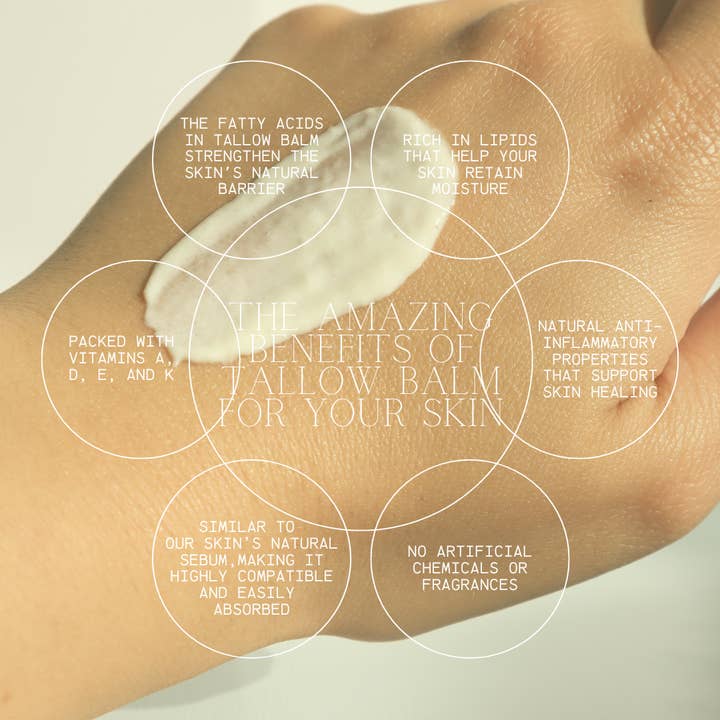 Wild Roots Tallow Co. - Wholesale Anti-Aging Moisturizer - Juniper + Orange Whipped Tallow Balm| Tallow Moisturizer 2