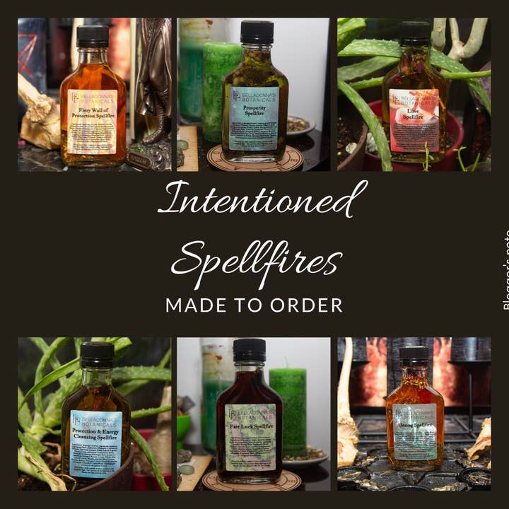 Intentioned Spellfires (op bestelling gemaakt) voor wholesale door Belladonnas Botanicals